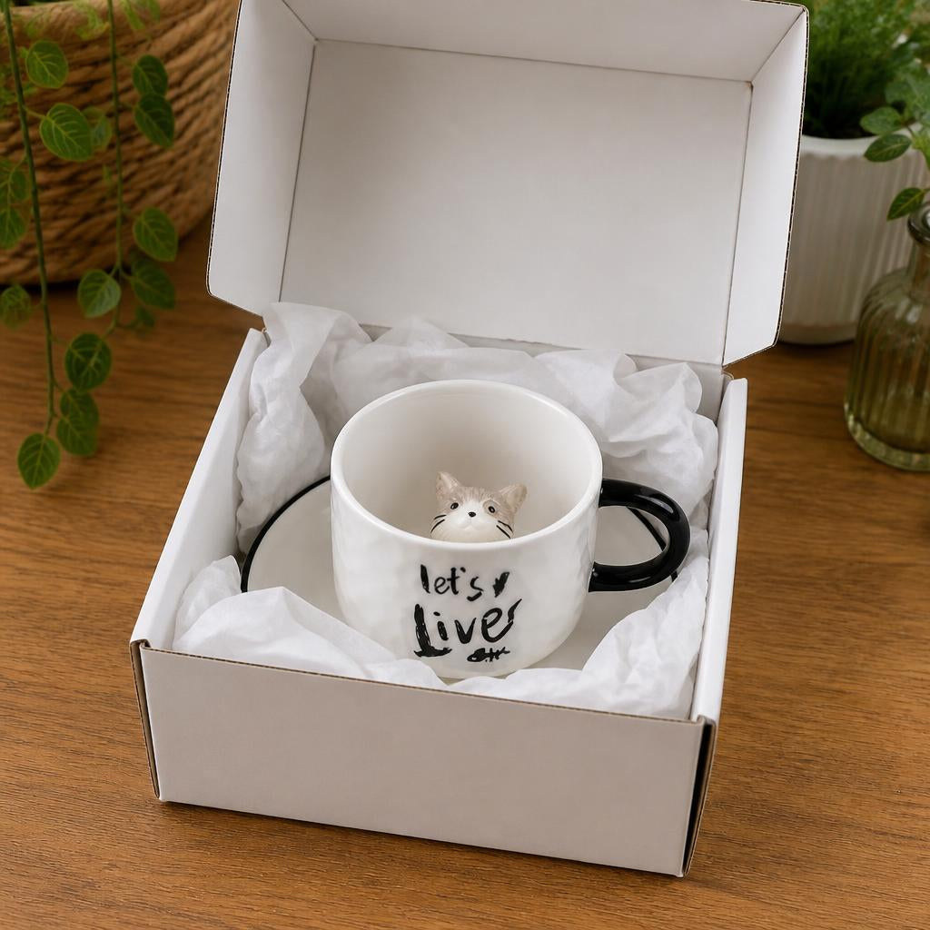Handmade Cat Mugs