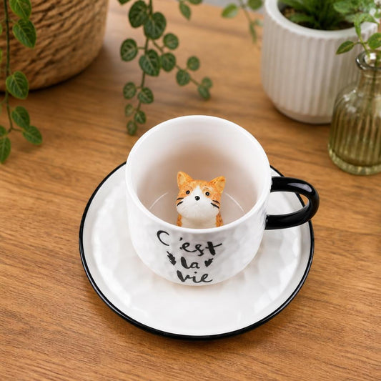 Handmade Cat Mugs